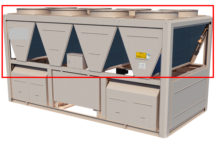 chiller air cooled condenser